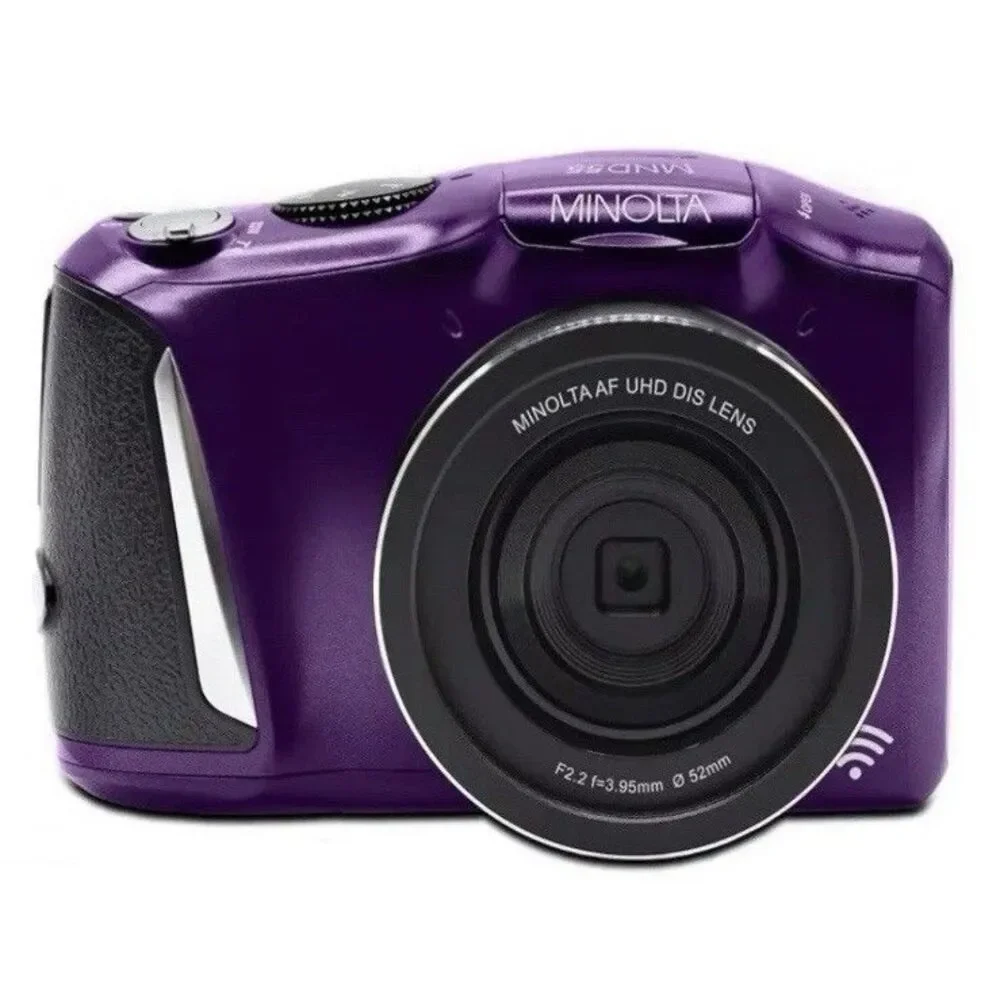 NEW - Minolta 64MP 4K Ultra HD Video Digital Camera WiFi CMOS Sensor w/32GB